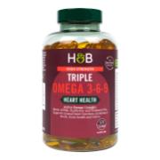 Holland & Barrett High Strength Triple Omega 3-6-9 120 Capsules